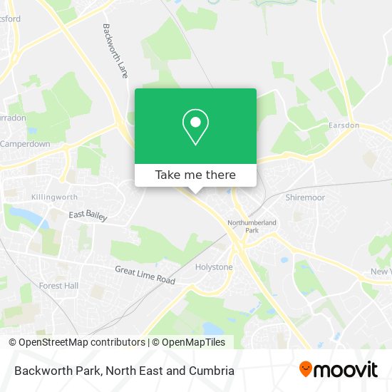 Backworth Park map