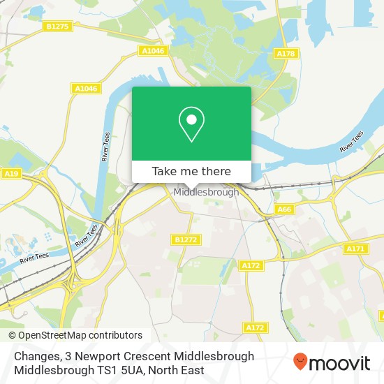 Changes, 3 Newport Crescent Middlesbrough Middlesbrough TS1 5UA map