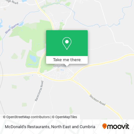 McDonald's Restaurants map