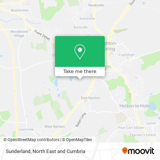Sunderland map