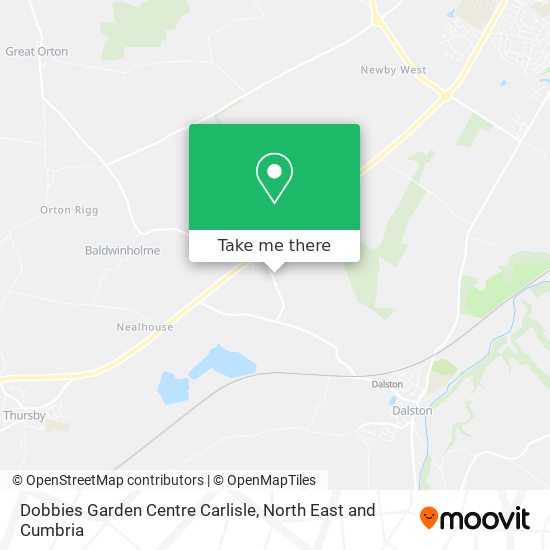 Dobbies Garden Centre Carlisle map