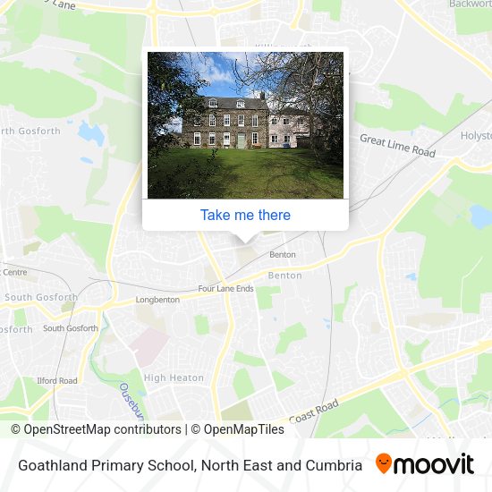 Goathland Primary School map