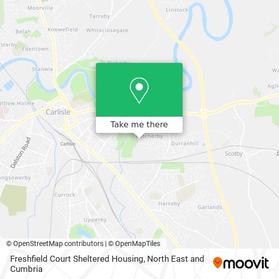 Freshfield Court Sheltered Housing map