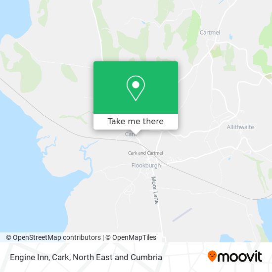 Engine Inn, Cark map