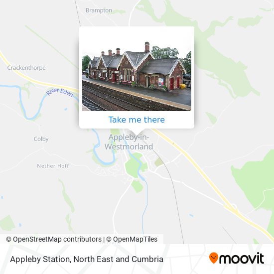 Appleby Station map