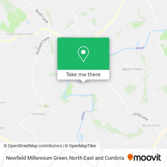 Newfield Millennium Green map