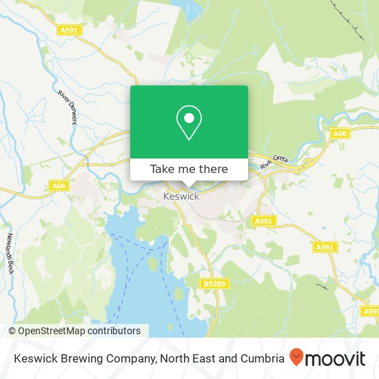 Keswick Brewing Company map