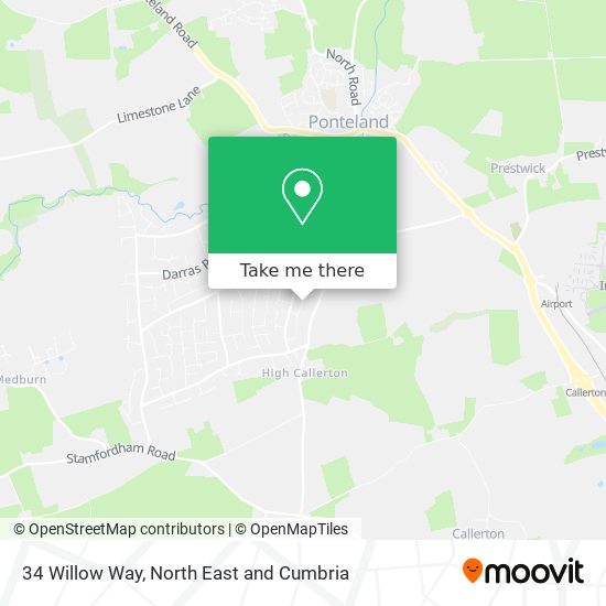 34 Willow Way map