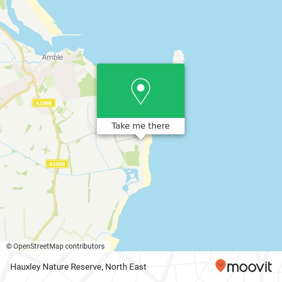 Hauxley Nature Reserve map