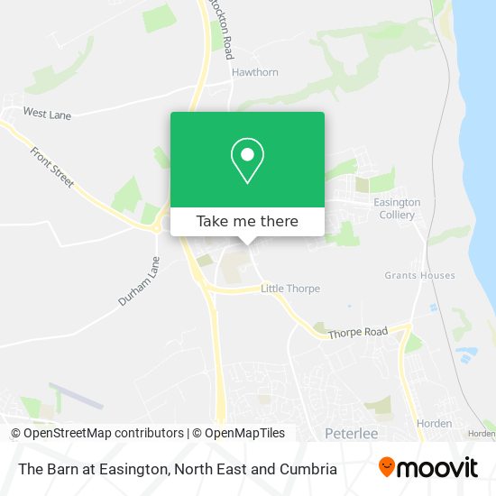 The Barn at Easington map