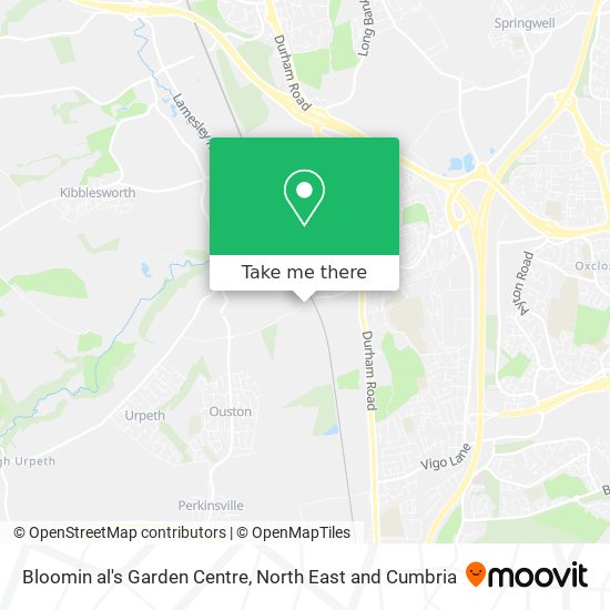 Bloomin al's Garden Centre map