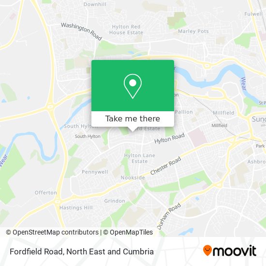 Fordfield Road map