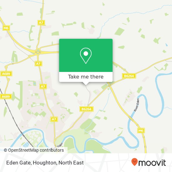 Eden Gate, Houghton map