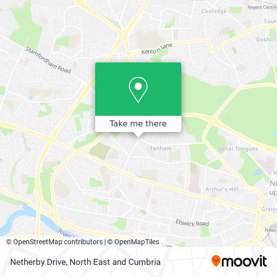 Netherby Drive map