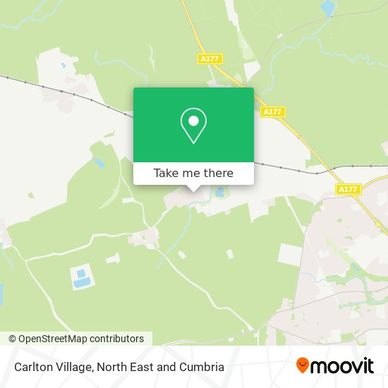 Carlton Village map