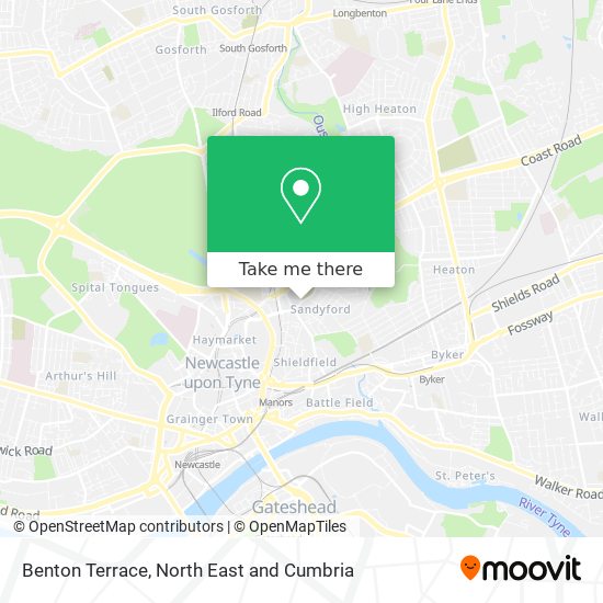 Benton Terrace map