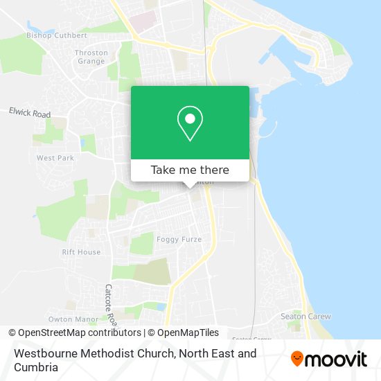 Westbourne Methodist Church map