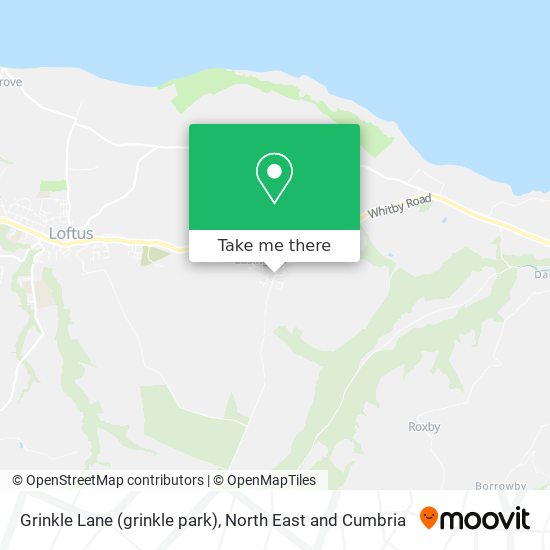 Grinkle Lane (grinkle park) map