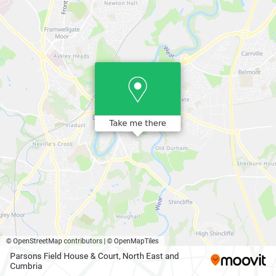 Parsons Field House & Court map