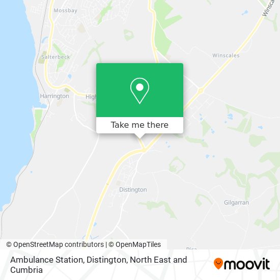 Ambulance Station, Distington map