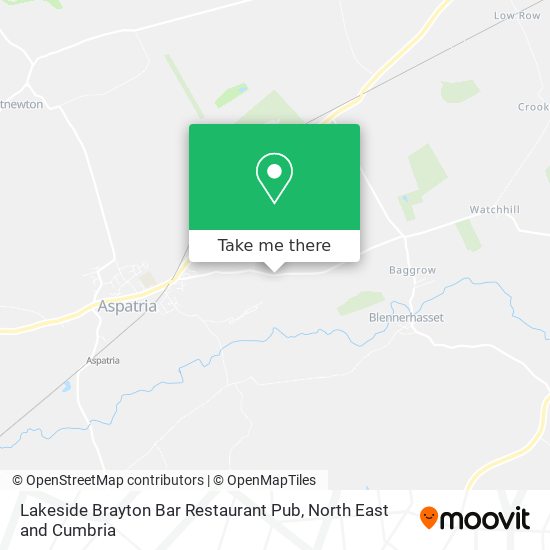 Lakeside Brayton Bar Restaurant Pub map