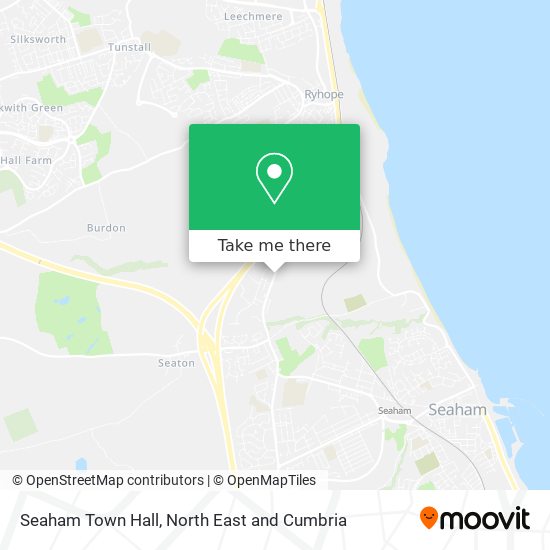 Seaham Town Hall map