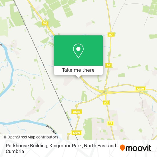 Parkhouse Building, Kingmoor Park map