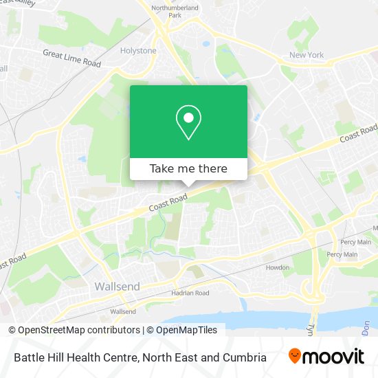 Battle Hill Health Centre map