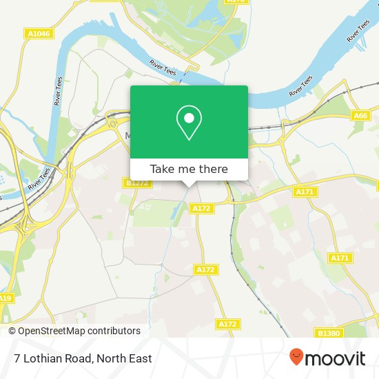 7 Lothian Road, Middlesbrough Middlesbrough map