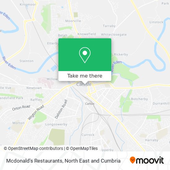 Mcdonald's Restaurants map