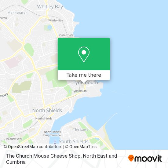 The Church Mouse Cheese Shop map