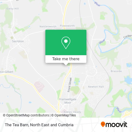 The Tea Barn map