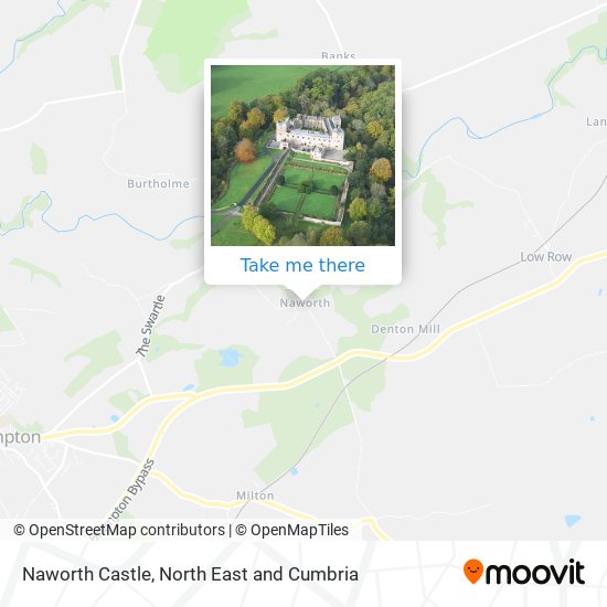 Naworth Castle map