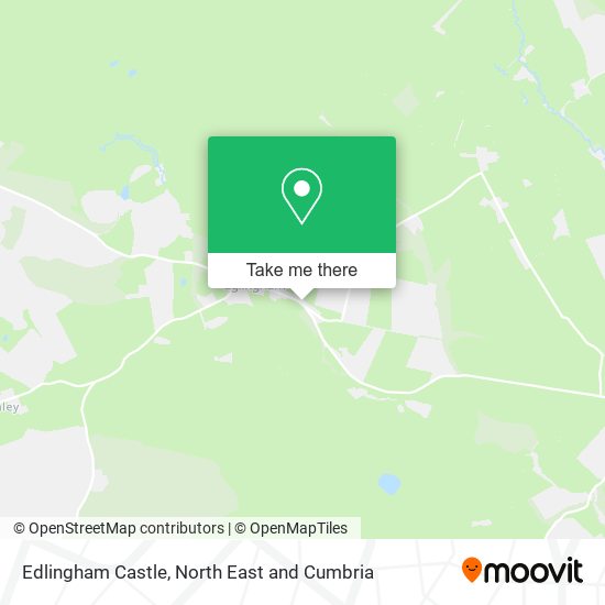 Edlingham Castle map