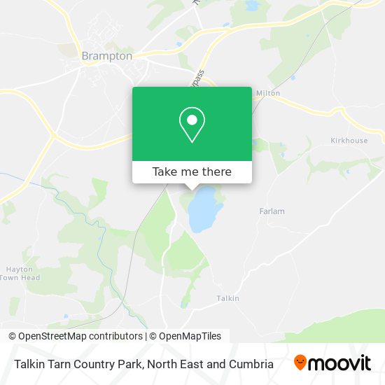 Talkin Tarn Country Park map