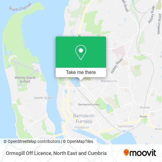Ormsgill Off Licence map