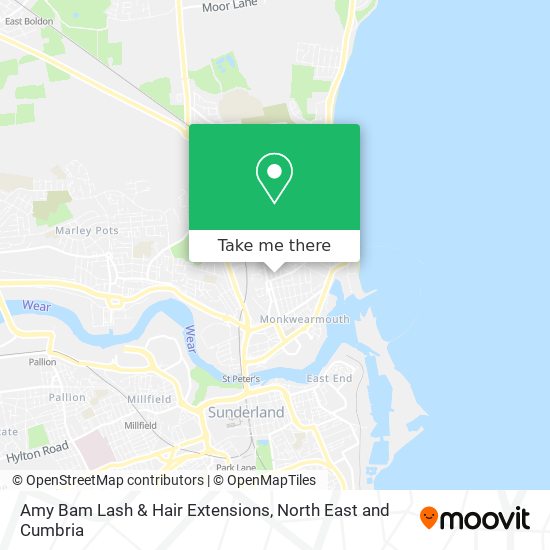Amy Bam Lash & Hair Extensions map