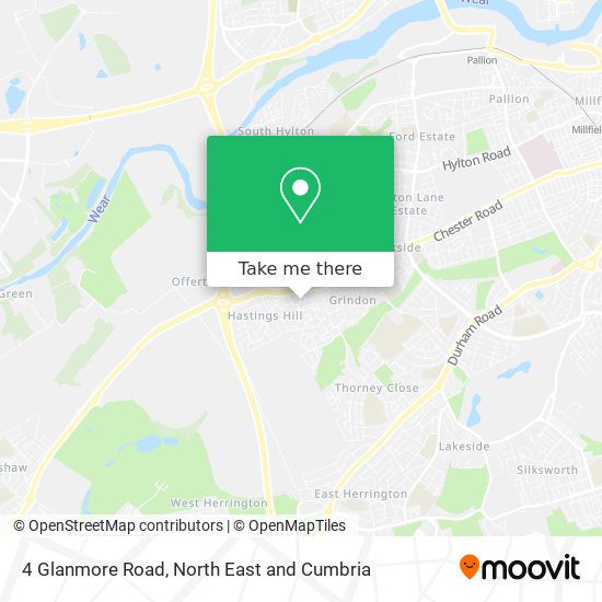 4 Glanmore Road map