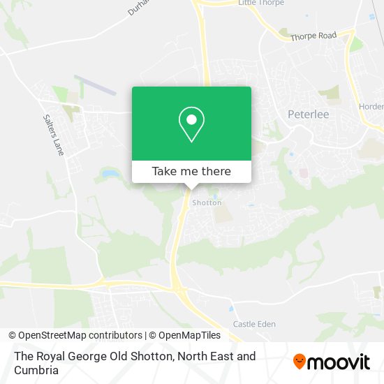 The Royal George Old Shotton map