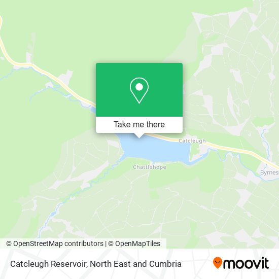 Catcleugh Reservoir map