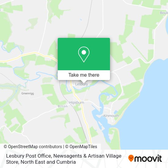 How To Get To Lesbury Post Office Newsagents Artisan Village Store In Northumberland By Bus Train Or Underground