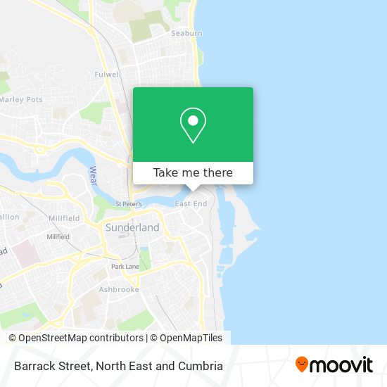Barrack Street map