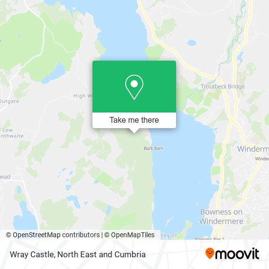 Wray Castle map