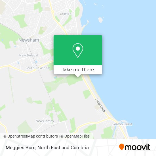 Meggies Burn map