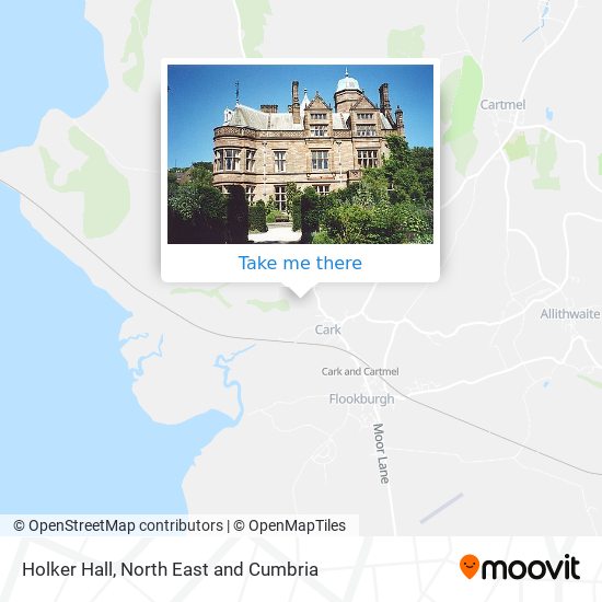 Holker Hall map