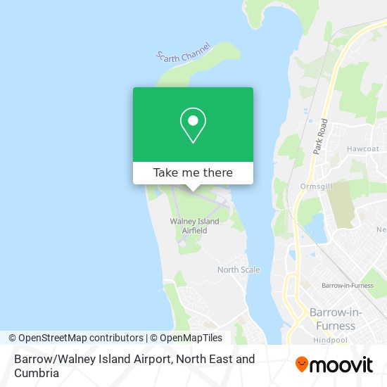 How to get to Barrow Walney Island Airport with public transport