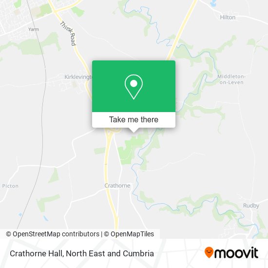 Crathorne Hall map