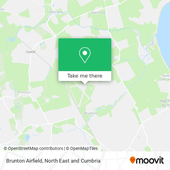 Brunton Airfield map