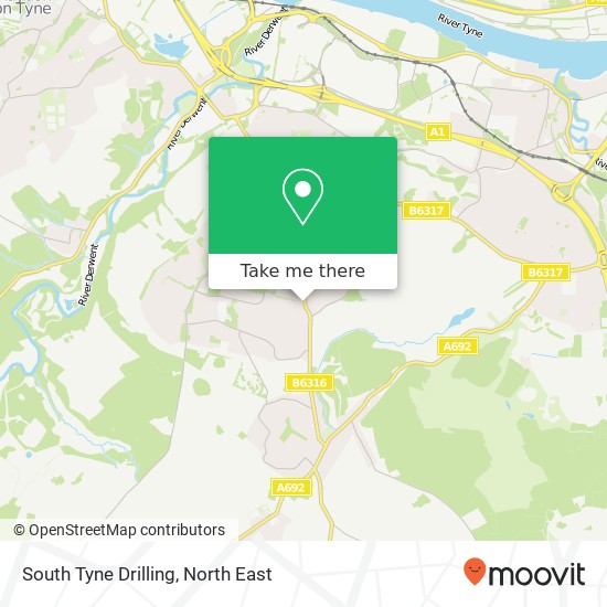 South Tyne Drilling map