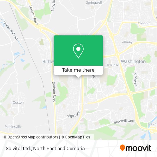 Solvitol Ltd. map